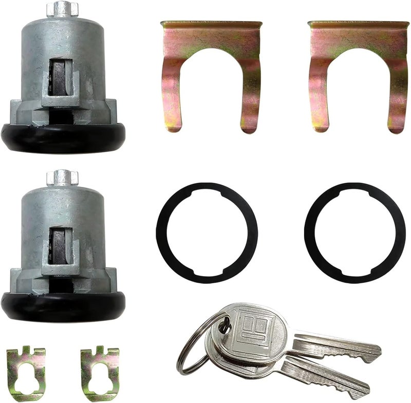 eStarpro New Lockcraft Black Door Lock Cylinder for Chevrolet Truck / C10 1965-1987 - Image 2